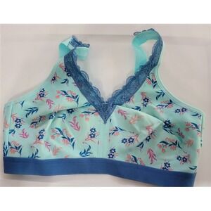 NWOt Comfort Choice 38D Bottom Band Cotton Wireless T-shirt Bra #97403